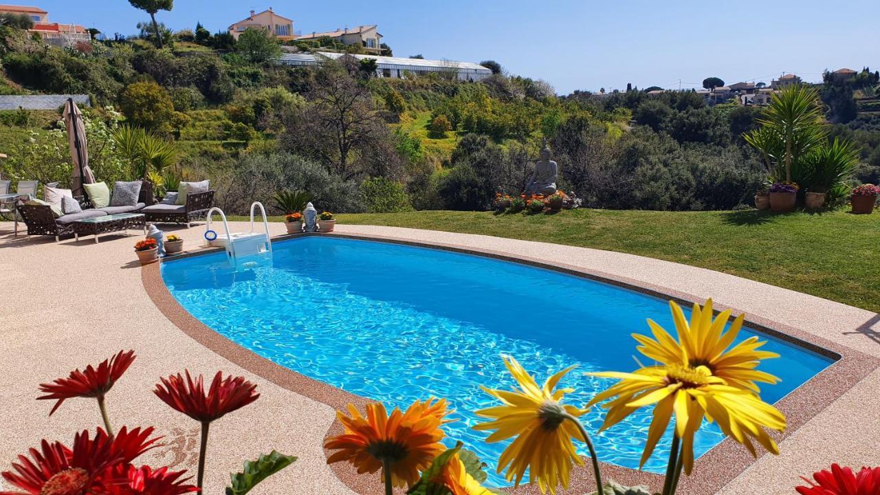 Studio-Mezzanine Dans Villa Cagnes-sur-Mer Exteriér fotografie
