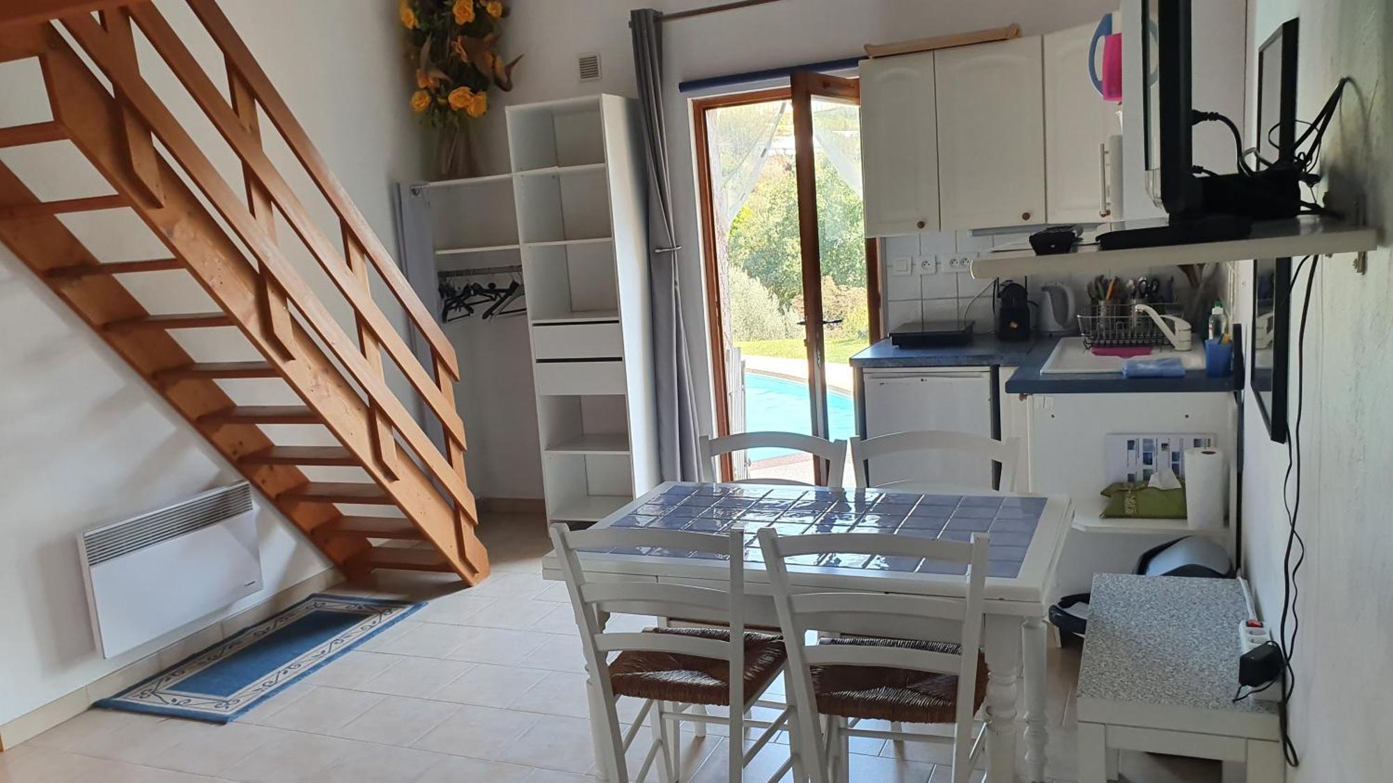 Studio-Mezzanine Dans Villa Cagnes-sur-Mer Exteriér fotografie