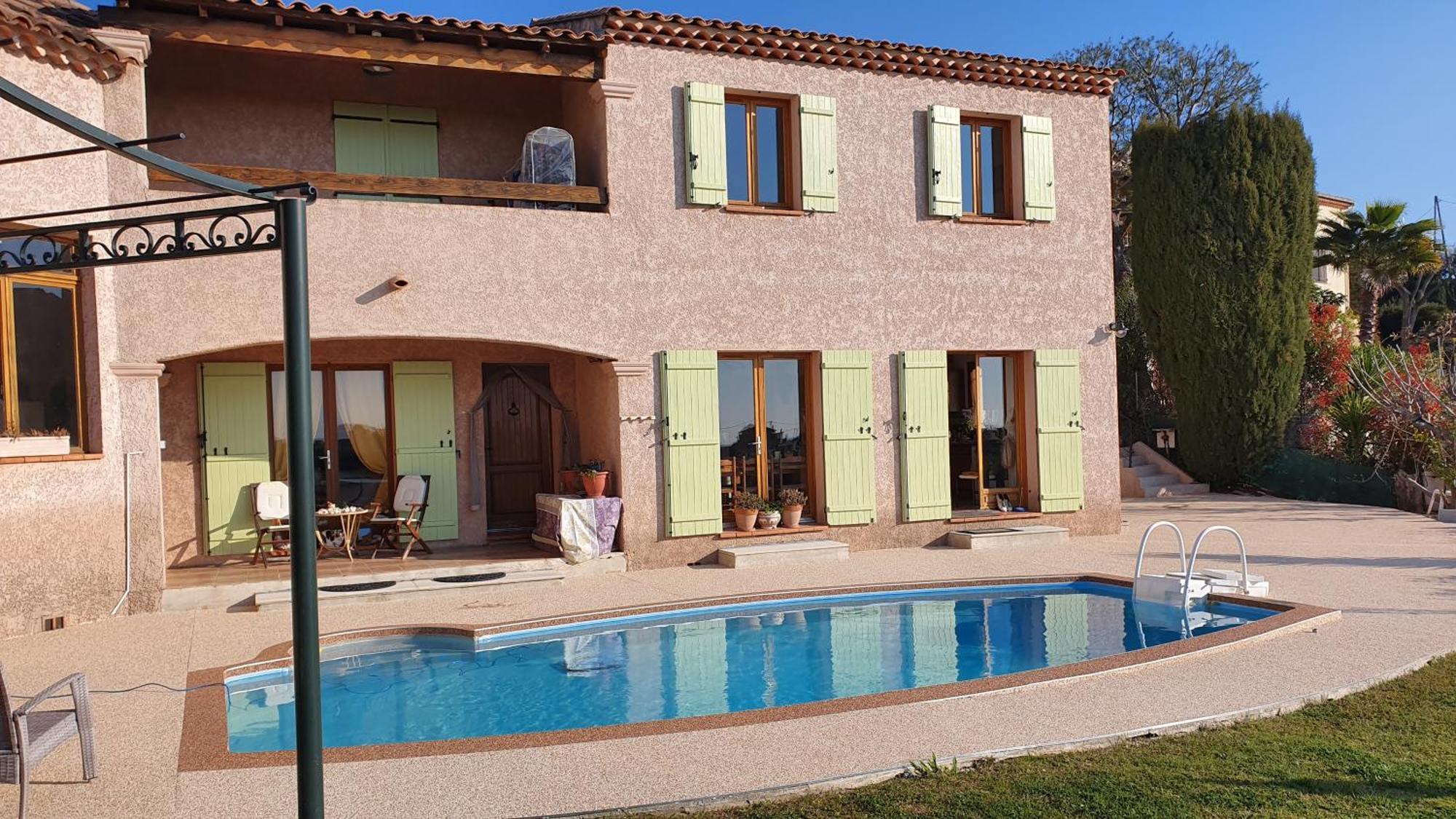 Studio-Mezzanine Dans Villa Cagnes-sur-Mer Exteriér fotografie